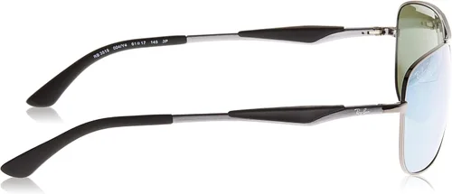 Vista 3 de Ray-Ban Gafas de sol cuadradas polarizadas de metal RB3515 para hombre