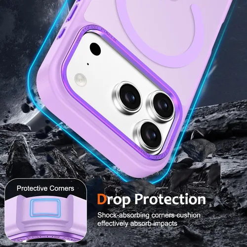 Vista 841 de Anuck - Funda magnética para iPhone 11 compatible con MagSafe, carcasa trasera mate translúcida dura, borde de TPU, delgada, resistente a impactos