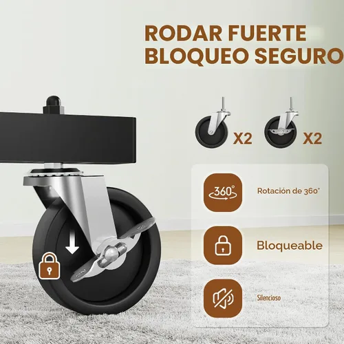 Vista 5 de Hoctieon Z Perchero de Ropa con Cubierta, Perchero de Ropa de Metal Resistente, Perchero de Ropa Rodante con Ruedas, con Cubierta Antipolvo