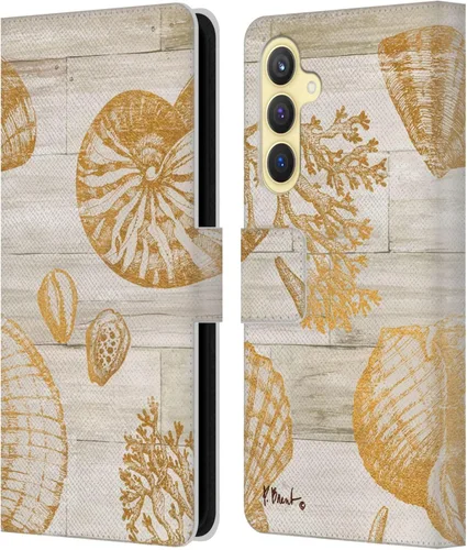 Vista 10 de Head Case Designs Funda de piel con licencia oficial de Paul Brent Agate Mermaid Coastal compatible con Samsung Galaxy S23 FE 5G