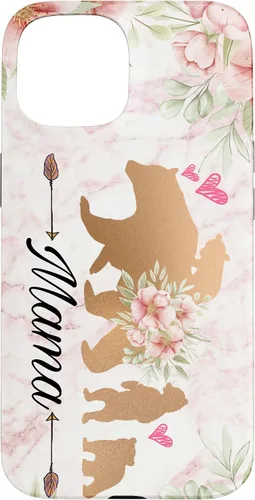 Vista 6 de Mama Bear & Cubs Design Phone Grip - Funda para iPhone 17 de 3 niños