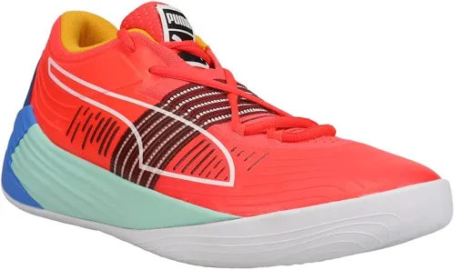 Vista 2 de PUMA Tenis de baloncesto Fusion Nitro para hombre, color naranja