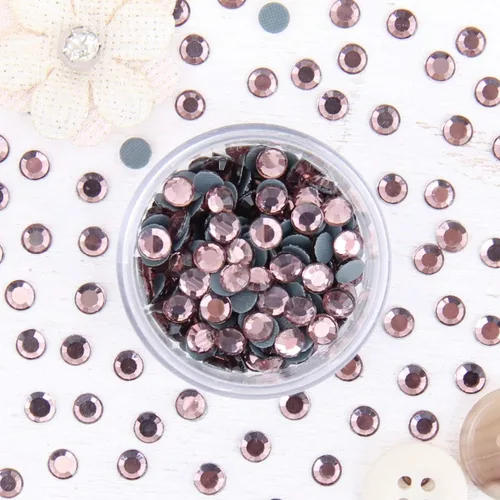 Vista 12 de Estrás para aplicar con calor - 6SS, 10SS, 16SS, 20SS, 30SS - 32 colores Iron-on hotfix rhinestones - add brilliant sparkle to apparel, denim