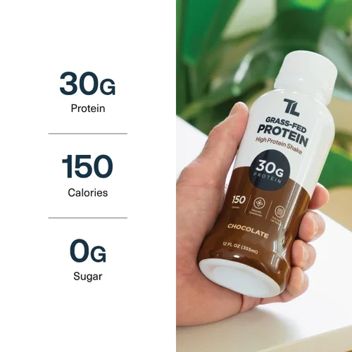 Vista 4 de Transparent Labs Batido de proteínas alimentadas con pasto - Chocolate