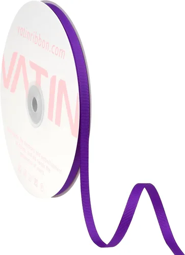 Vista 165 de VATIN Cinta de Grogrén Negra, 1-1/2" x 50 Yardas Continuas, Cinta de Grogrén de Poliéster Negra, Usar para Lazos de Bricolaje, Accesorios