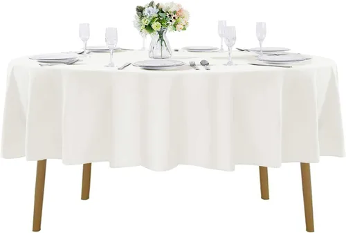 Vista 133 de Mantel rectangular de tela de poliéster lavable de 60 x 120 pulgadas, para decoración de bodas, fiestas, comedores, banquetes