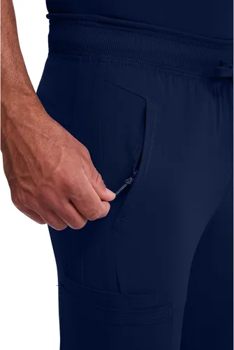 Vista 3 de Cherokee Infinity CK004A - Pantalón de tiro medio para hombre Azul marino