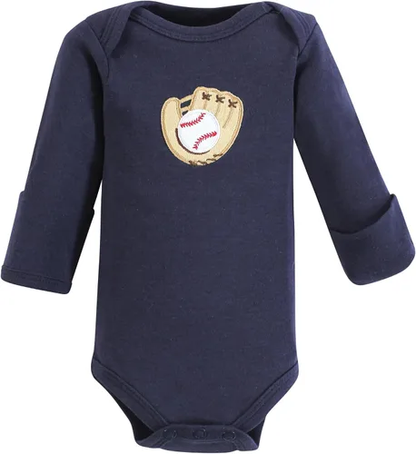 Vista 2 de Little Treasure Luvable Friends - Body de manga larga prematuro (3 unidades)
