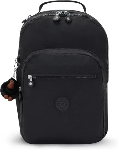 Vista 23 de Kipling Seúl - Mochila pequeña para tableta, diseño de flores acuáticas, talla única