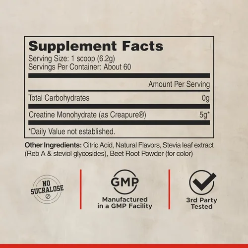 Vista 7 de FITAID - Monohidrato de creatina en polvo con CreaPure®, sabor a manzana Fuji, 14 paquetes de una sola porción, creatina pura para mujeres