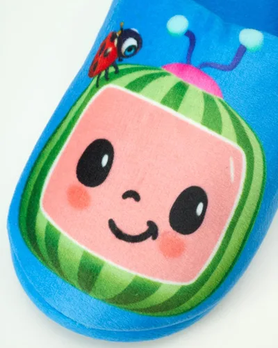 Vista 4 de Cocomelon Pantuflas unisex para niños y niñas mocasines de felpa sin cordones niño pequeñoniño pequeño
