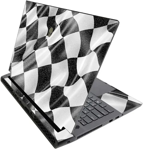 Vista 440 de MightySkins - Skin brillante con purpurina para Alienware M17 R3 (2020) y M17 R4 (2021) - Diversión de los años 90 Acabado duradero con purpurina