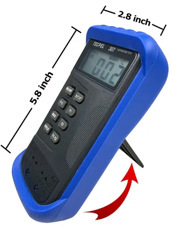Vista 5 de TECPEL Termómetro digital DTM-307 con sonda de sensor de termopar tipo 2 k (TPK-01)