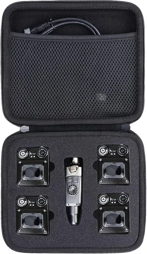 Vista 9 de co2CREA Estuche rígido compatible con Xvive U2 Guitar Wireless System Digital Guitar Transmisor inalámbrico y receptor