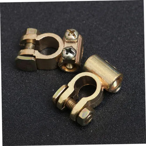 Vista 8 de VICASKY Conector de abrazadera de terminal de batería Conector de terminal de batería de coche Adaptador negativo positivo al azar