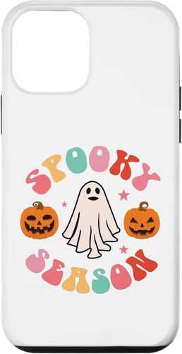 Vista 16 de Retro Halloween Cute Ghost Spooky Season Funny Case for iPhone 17