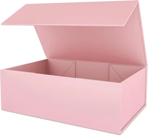 Vista 16 de Caja de regalo negra de 10" x 6" x 3" con tapa de cierre magnético, caja de regalo para regalos, cajas de regalo de dama de honor, caja bonita, caja