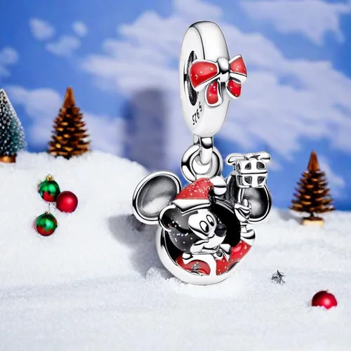 Vista 6 de Dijes compatibles con pulseras y collares Pandora para mujer, joyería de plata de ley 925, abalorios de cuentas para mujer, regalos de cumpleaños