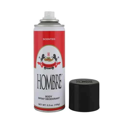 Vista 3 de Hombre Spray corporal desodorante rojo clásico para hombres 5.5oz-156g