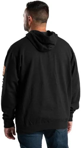 Vista 2 de Berne Sudadera con capucha de manga distintiva para hombre