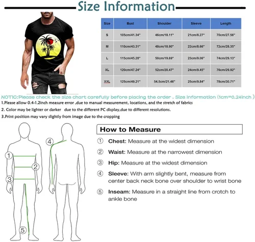 Vista 5 de Lmzaren Camiseta de manga corta con estampado de playa 3D para hombre, estilo casual, diseño hawaiano, atlético, para vacaciones de verano