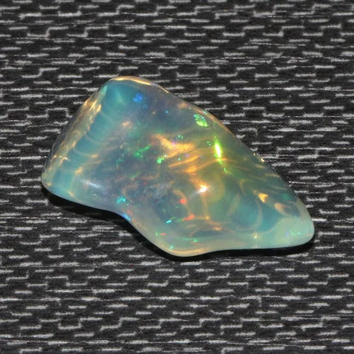 Vista 3 de GEMHUB Ópalo suelto natural, ópalo etíope de fuego áspero alambre que envuelve piedras preciosas sueltas