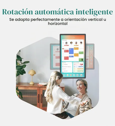 Vista 8 de Cozyla Mate Calendario Digital+ 2: Calendario de pared con pantalla táctil de 24 pulgadas, tabla de tareas personalizable, panel inteligente