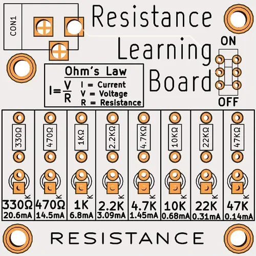Vista 6 de Aprender a soldar Tablero de aprendizaje electrónico: resistencia Kit STEM Practica la soldadura y aprende electrónica
