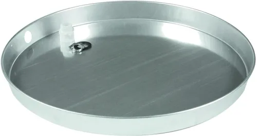 Vista 2 de Charola de drenaje para calentador de agua de aluminio Camco con guarnición de PVC., 20 - pulgadas