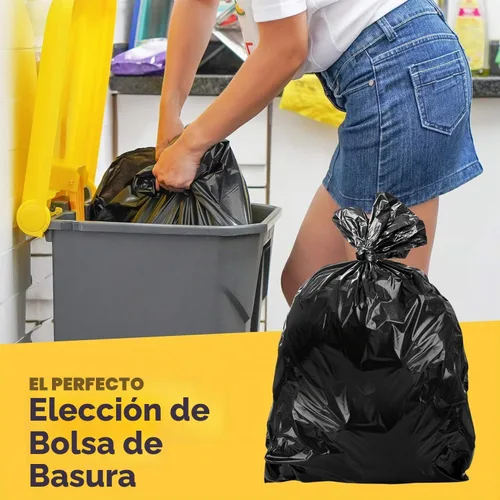 Vista 6 de ToughBag Bolsas de basura de 55-60 galones (100 unidades) (negro, 58 x 38 pies)