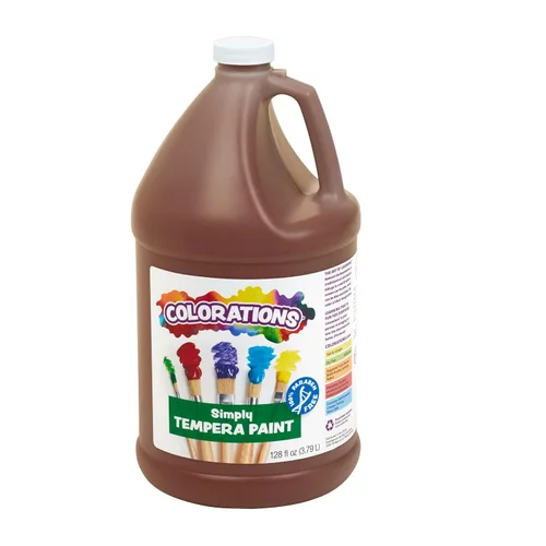 Vista 9 de Colorations Pintura de témpera simple sin parabenos para niños, juego de 11 galones, pintura vibrante para póster y aula, fabricada en Estados