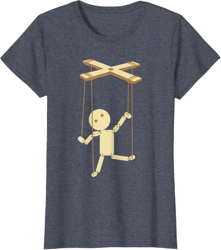 Vista 62 de Puppeteering - Camiseta de marionetas Ventrílocuo de tiriteros, Negro, S