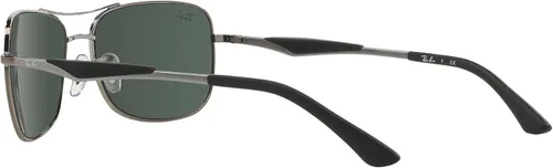Vista 5 de Ray-Ban Gafas de sol cuadradas polarizadas de metal RB3515 para hombre