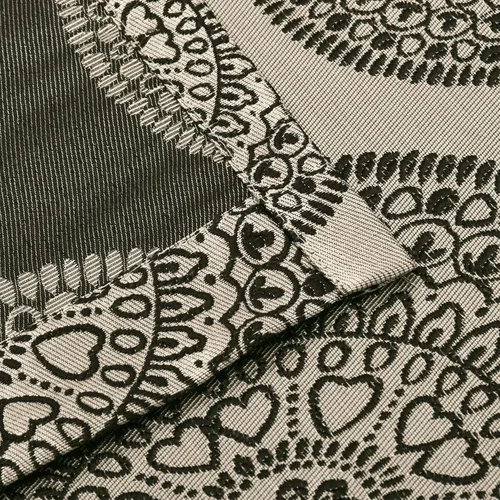 Vista 4 de Superior Cordon - Cortinas de jacquard para habitación y ventana, con ojales de acero inoxidable, clásico ecléctico transicional, juego de 2 paneles