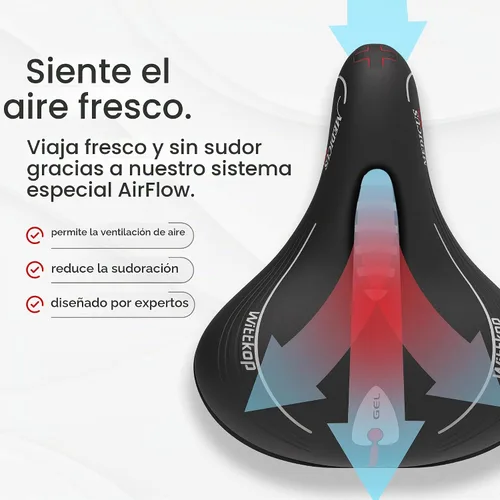 Vista 6 de Wittkop - Asiento de bicicleta de gran tamaño para bicicleta Peloton y bicicleta +, asiento de bicicleta cómodo, compatible con bicicletas Peloton