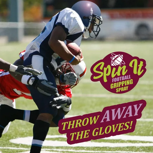 Vista 5 de Spin iT Football Grip Spray – Agarre firme con o sin guantes de fútbol – Complemento al equipo de entrenamiento de fútbol y accesorios de fútbol