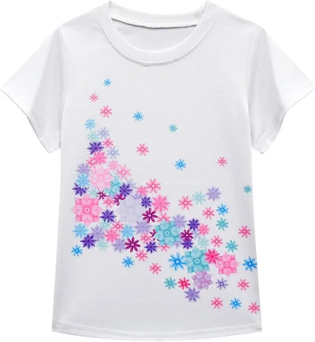 Vista 2 de HenzWorld Vestido familiar Madrigal para niñas, disfraz de Mirabel de IsabellaDoloresPepa, disfraz de cosplay elegante, ropa de vestir