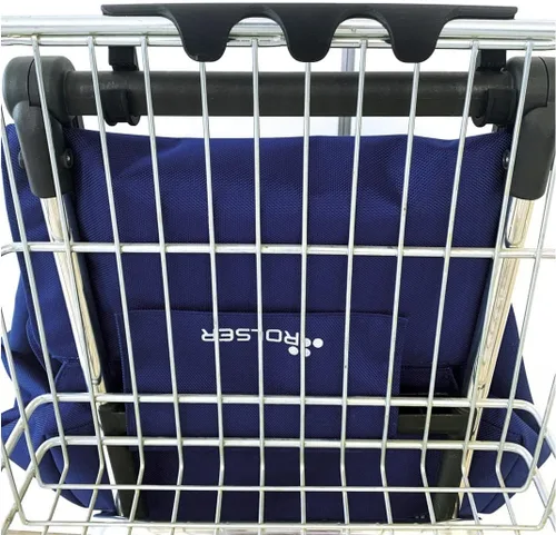 Vista 8 de Rolser I-Max MF - Carrito de compras plegable de 2 ruedas, color morado