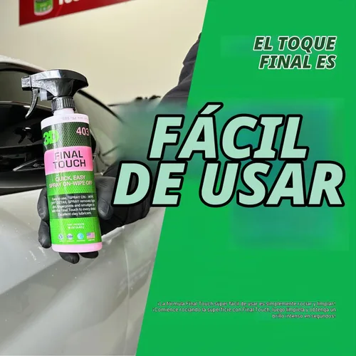 Vista 6 de 3D Final Touch Spray de Detalle Rápido - Fácil de Aplicar con Spray y Limpiar, Brillo de Sala de Exposición 16 oz.
