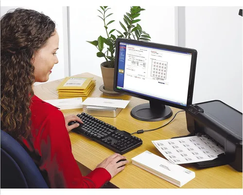 Vista 2 de Avery, etiquetas para envíos con tecnología TrueBlock, Blanco