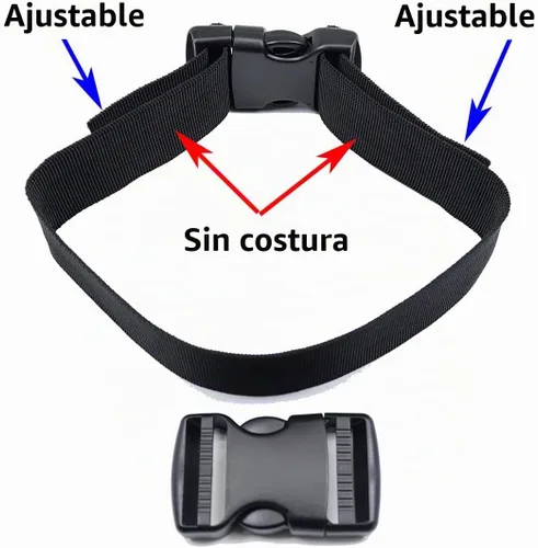 Vista 5 de Hebilla de Liberación Lateral Rápida, Hebilla de Clip de Plástico de Servicio Pesado con Cierre de Broche para Sujetadores de Correa de Mochila
