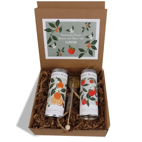 Vista 10 de Noveltea Cesta de regalo de té literario de La Tea Dah, 5 tés gourmet, agitador de miel y diario, regalos para escritores y lectores, juego