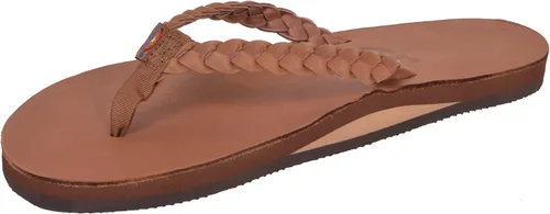 Vista 20 de Sandalias Rainbow para hombre de una sola capa de cuero Premier Cafe