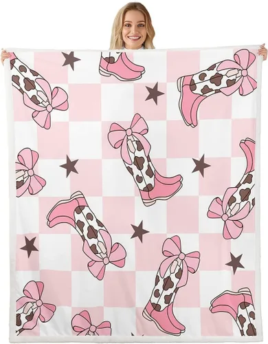 Vista 25 de Princess Flannel Blanket All Seasons,Rainbow Cloud Stars Butterfly Bed Blanket for Kawaii Home Decor,Dreamy Fairy Tale Castle Blanket for Kids Girls