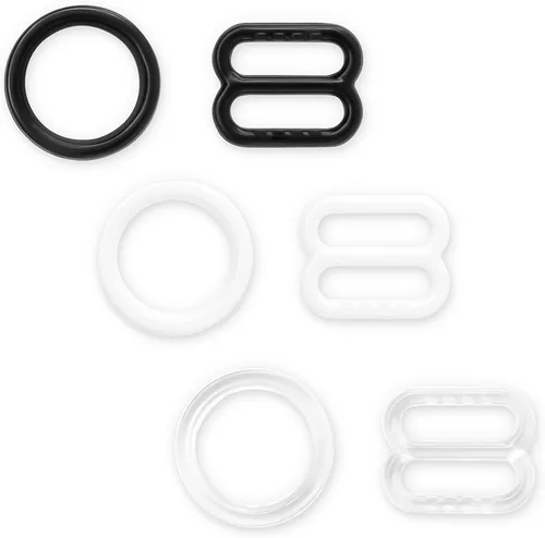 Vista 3 de Dritz Lencería para mujer, transparente, negro, blanco, cada EE.UU