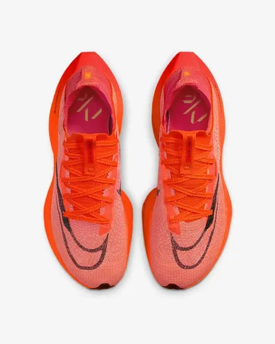 Vista 6 de Air Zoom AlphaFly Next% 2 para mujer, talla 6 de EE. UU., color naranja y negro, Total naranjanegro.