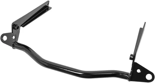 Vista 9 de Barra de soporte de luz de motocicleta, abrazadera de soporte de señal de giro para Harley Heritage Softail Fatboy 2002-2017, negro