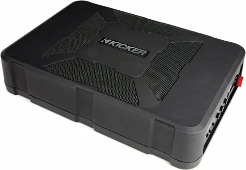 Vista 2 de Kicker 11HS8 8 "150 Watt Hideaway Compact Car Audio Powered Subwoofer Sub HS8