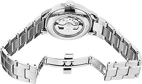 Vista 3 de Orient Pantalla japonesa Helios de acero inoxidable para hombre automática y de cuerda a mano