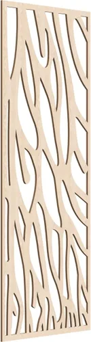 Vista 130 de 9 3/8"W x 24 3/8"H x 1/4"T Bristol Decorativos Paneles de Pared de Madera Calado, Cereza